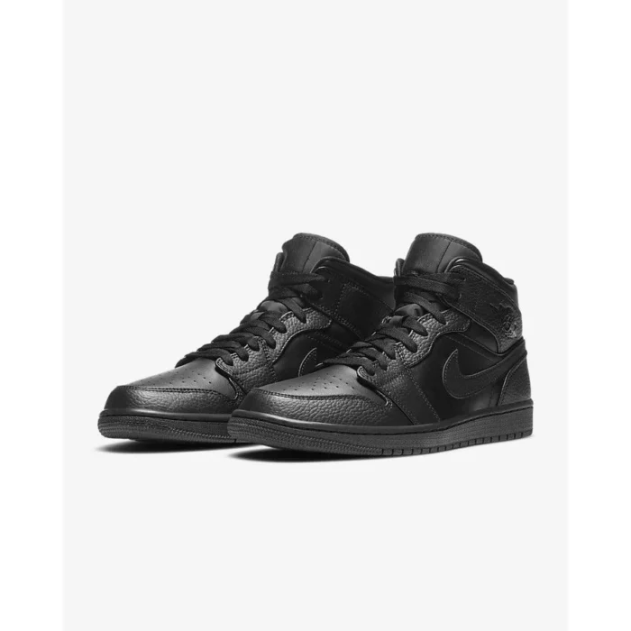 Air Jordan 1 Mid Triple Black