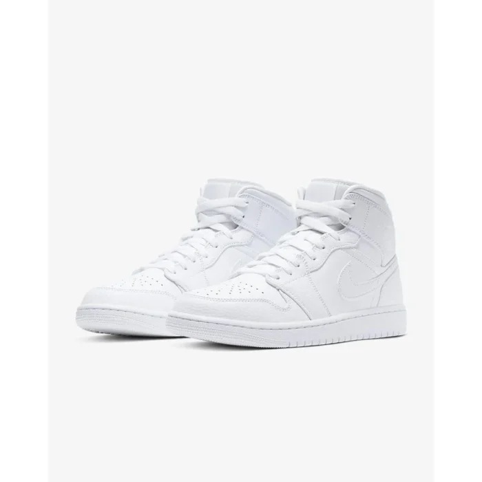 Air Jordan 1 Mid Triple White