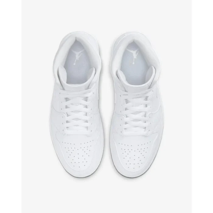 Air Jordan 1 Mid Triple White