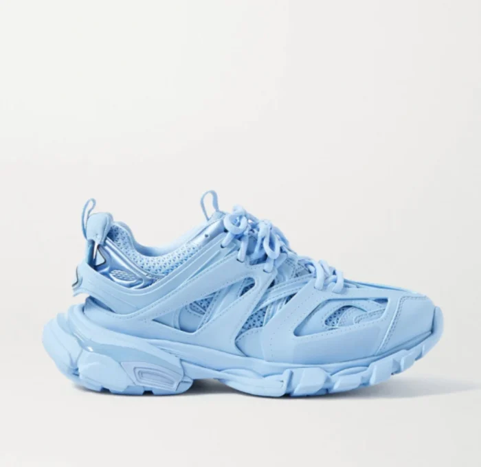 balenciaga track bleu clair